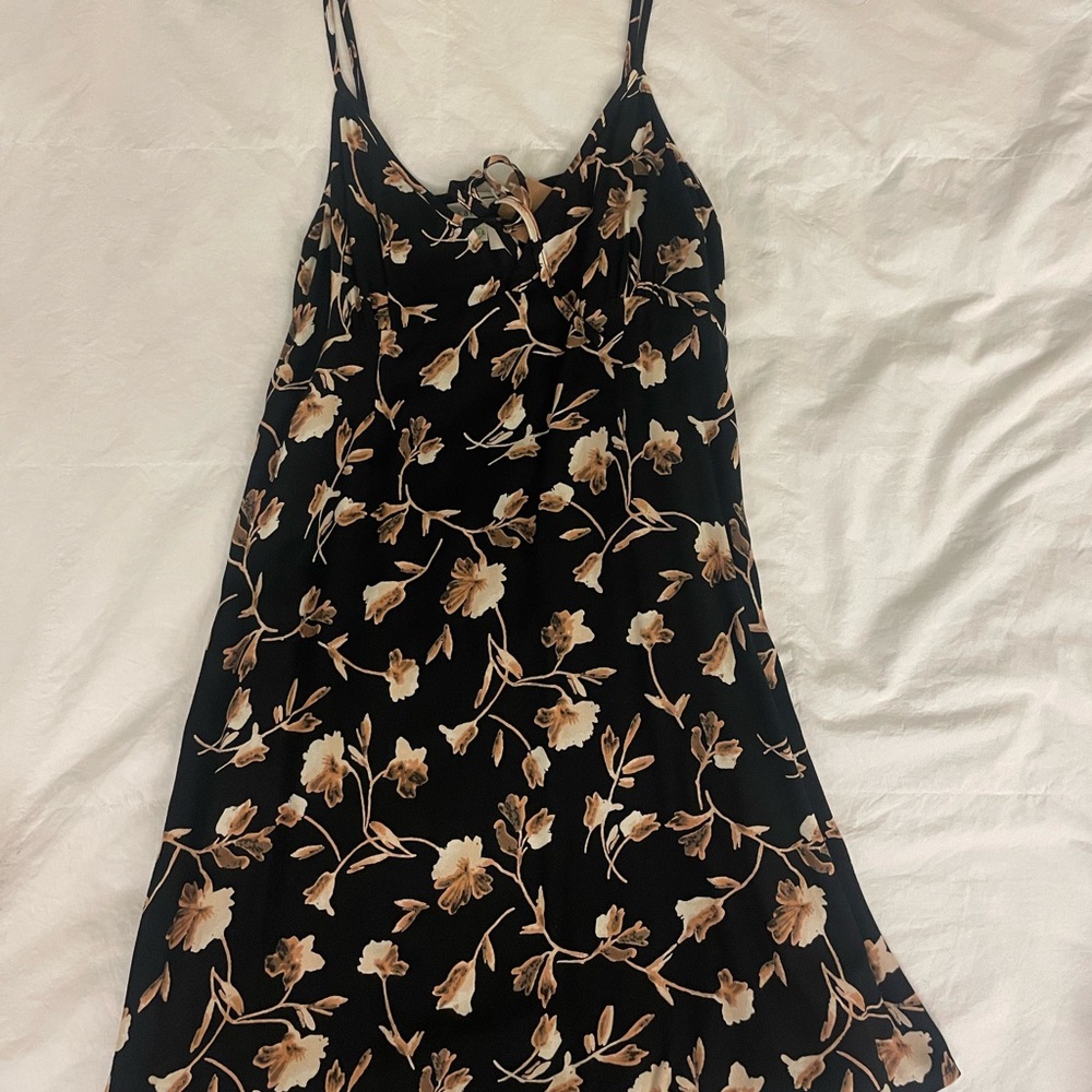 Saltwater Luxe Black mini Dress